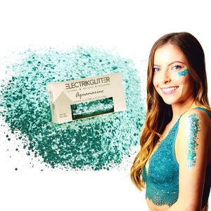 Aquamarine Body Glitter - Electrik Glitter