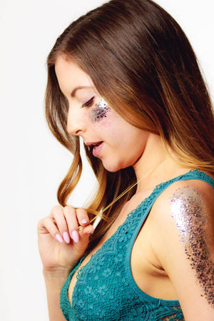 Silver Sand Dollar Glitter - Electrik Glitter