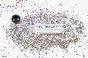 Silver Sand Dollar Glitter - Electrik Glitter